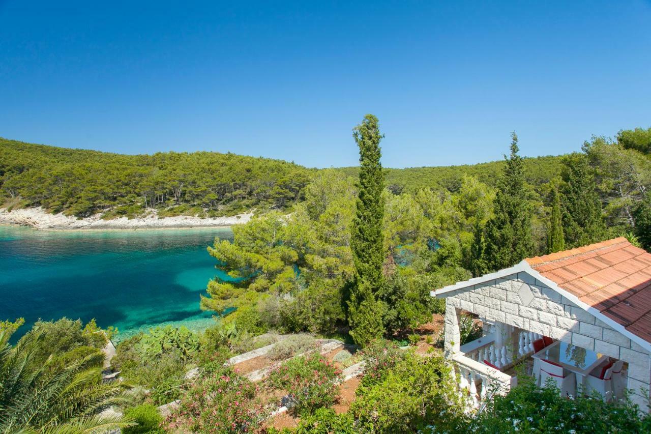 Waterfront Villa With Pool Вела-Лука Екстер'єр фото