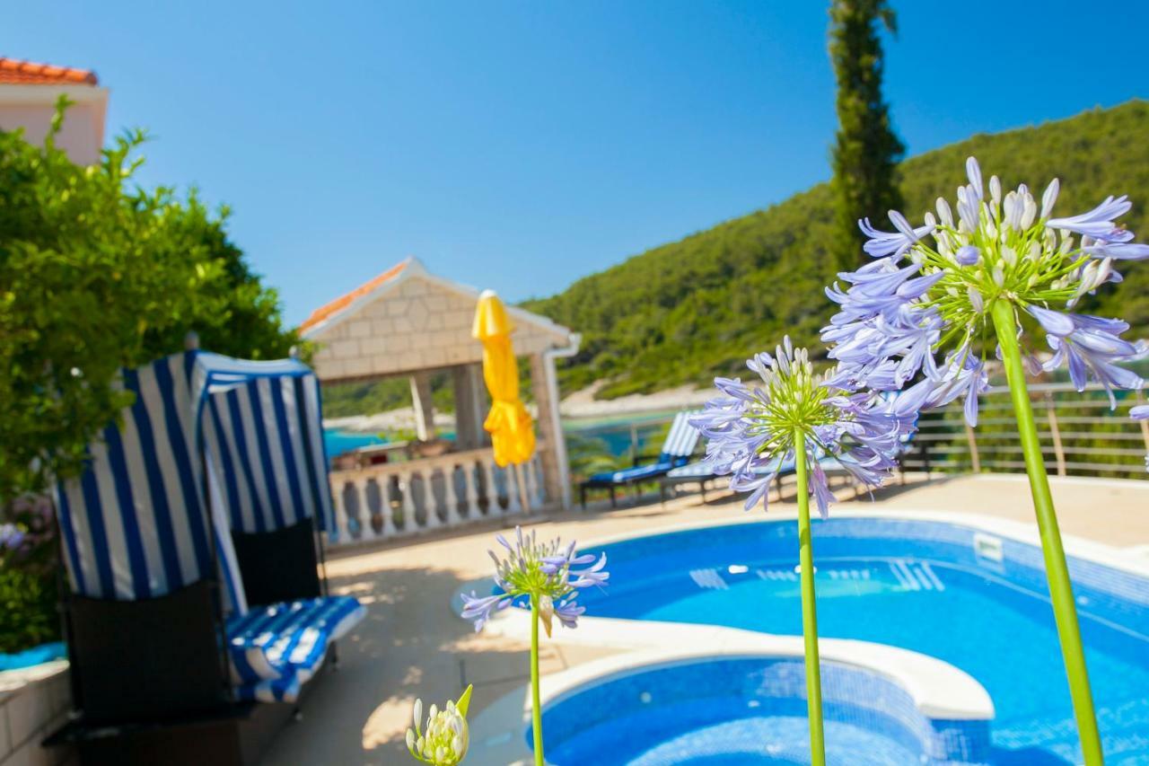 Waterfront Villa With Pool Вела-Лука Екстер'єр фото